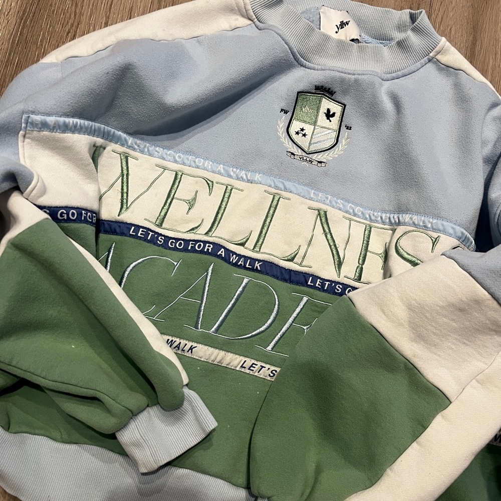 Yellow The Label Wellness Academy Sweatshirt